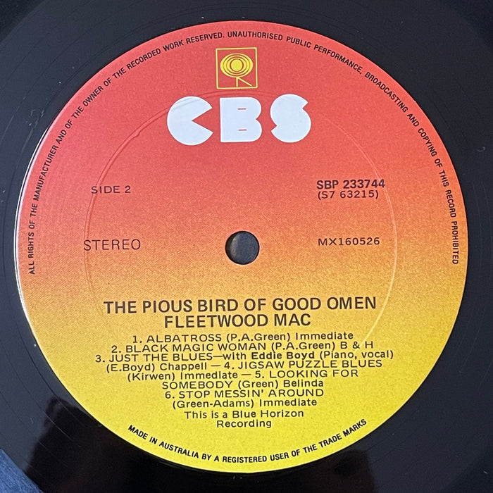 Fleetwood Mac - The Pious Bird Of Good Omen (Vinyl LP)