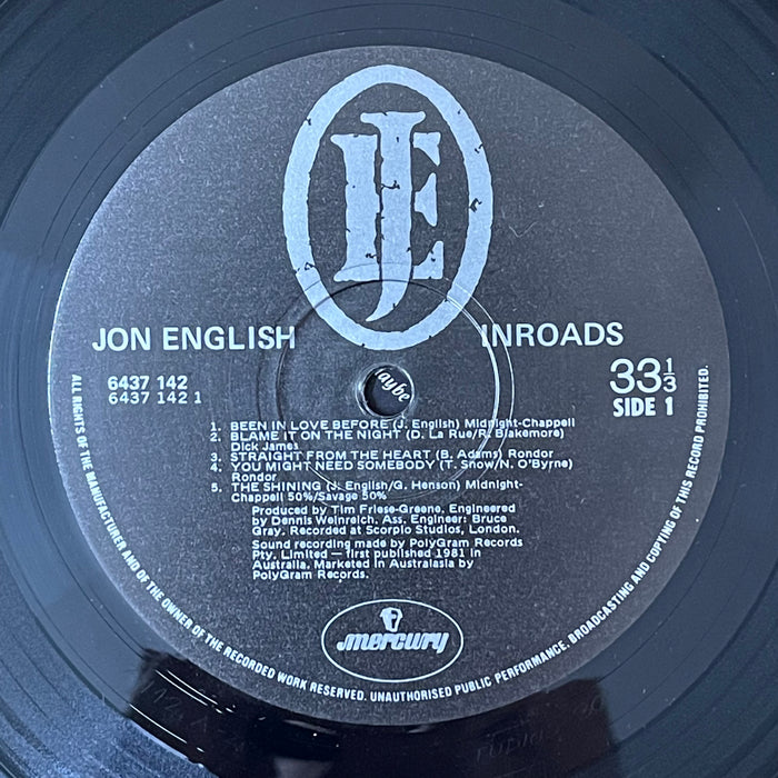 Jon English - In Roads (Vinyl LP)