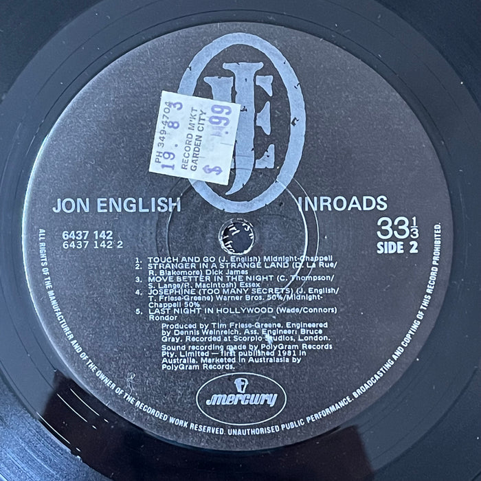 Jon English - In Roads (Vinyl LP)