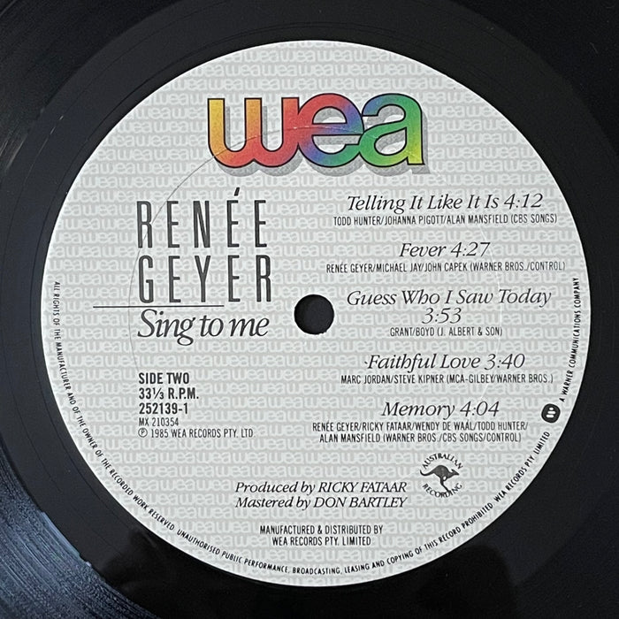 Renée Geyer - Sing To Me (Vinyl LP)[Gatefold]