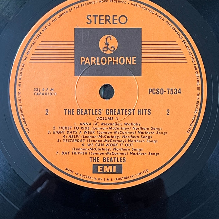 The Beatles - Greatest Hits Volume 2 (Vinyl LP)