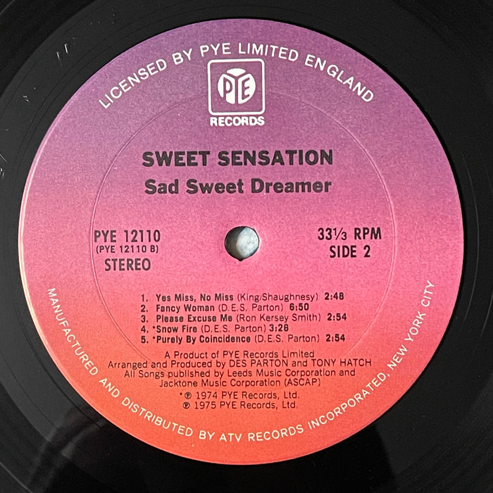Sweet Sensation - Sad Sweet Dreamer (Vinyl LP)