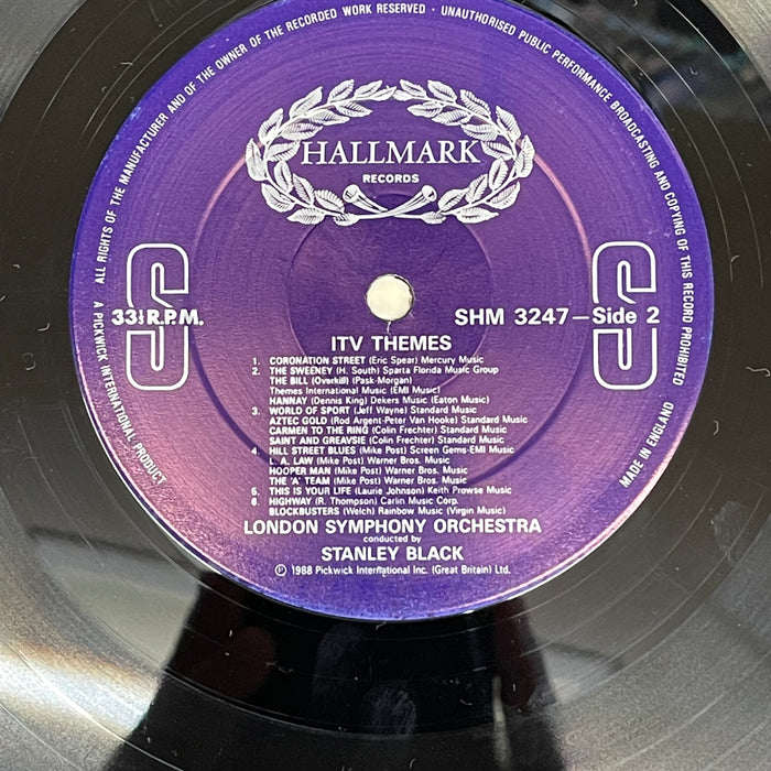 The London Symphony Orchestra Conducted By Stanley Black - ITV Themes (Vinyl LP)