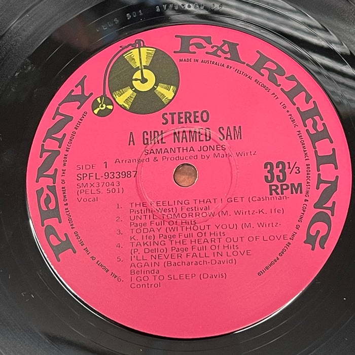 Samantha Jones - A Girl Named Sam (Vinyl LP)