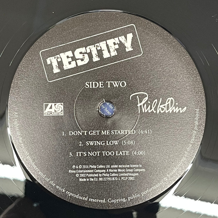 Phil Collins - Testify (Vinyl 2LP)[Gatefold]