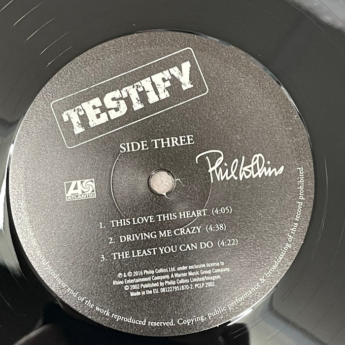 Phil Collins - Testify (Vinyl 2LP)[Gatefold]