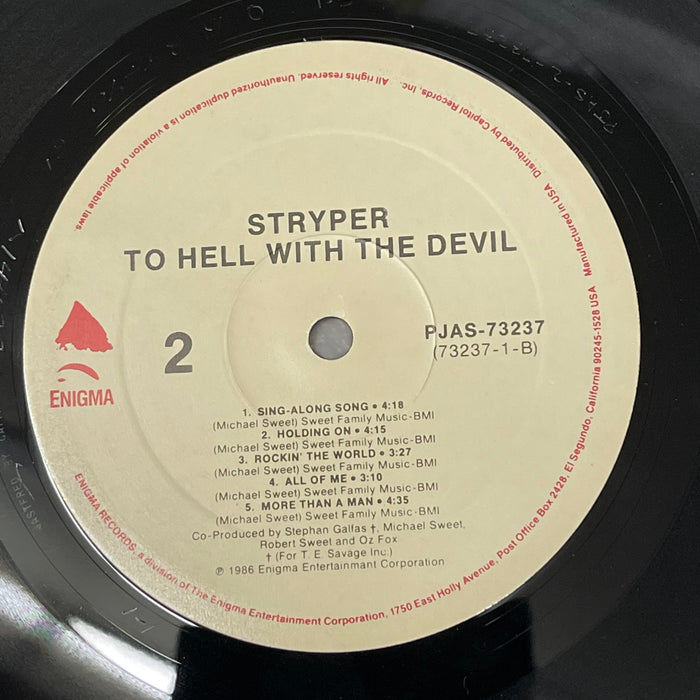 Stryper - To Hell With The Devil (Vinyl LP)[Gatefold]