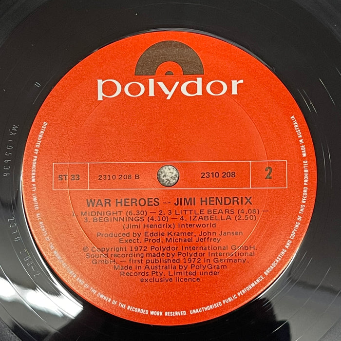 Jimi Hendrix - War Heroes (Vinyl LP)