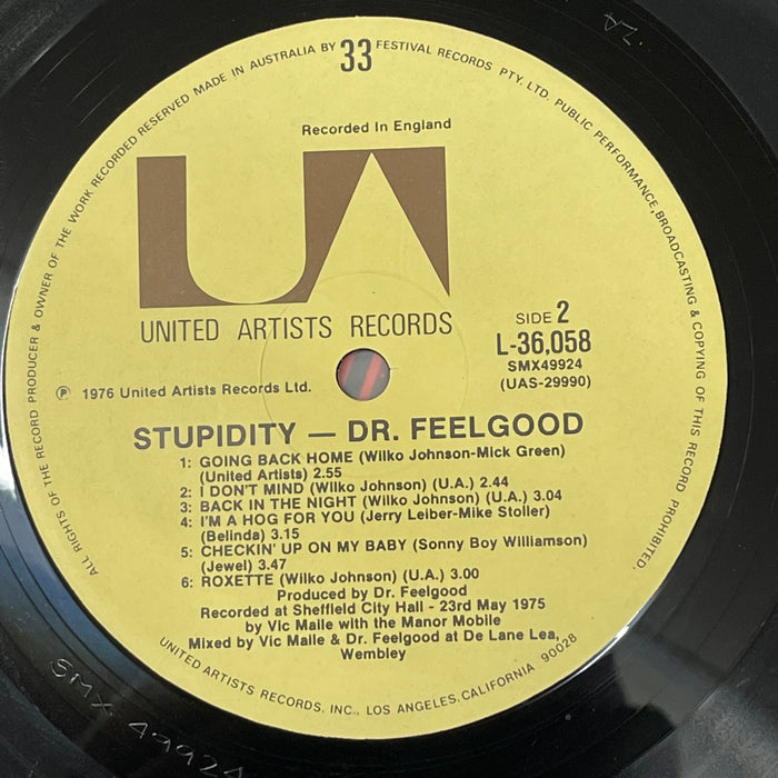 Dr. Feelgood - Stupidity (Vinyl LP)