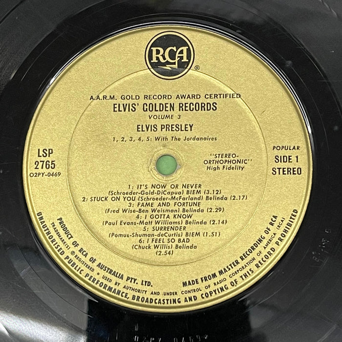 Elvis Presley - Elvis' Golden Records, Vol. 3 (Vinyl LP)