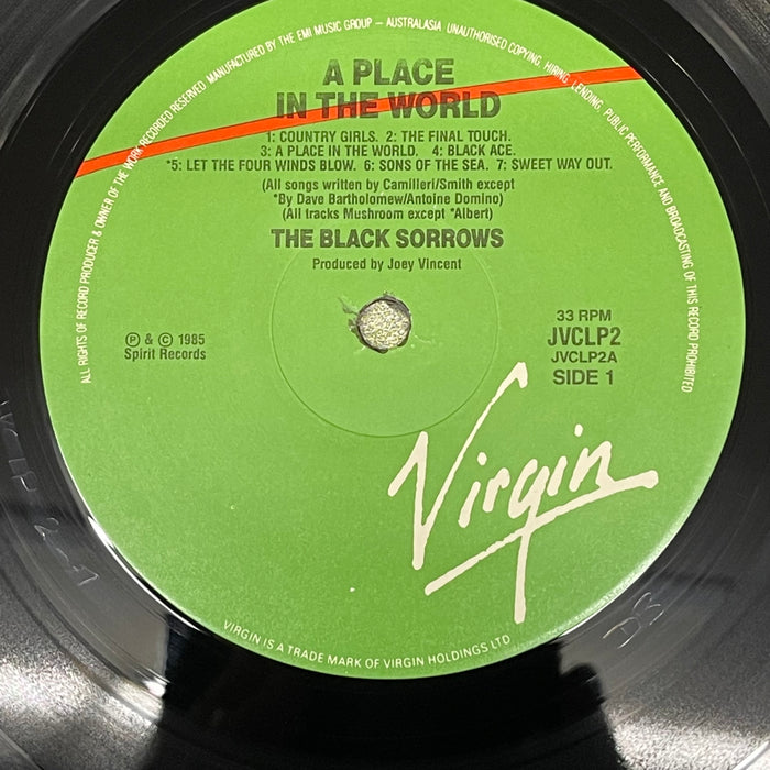 The Black Sorrows - A Place In The World (Vinyl LP)