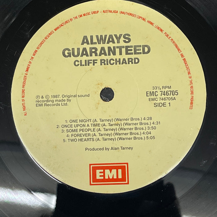 Cliff Richard - Always Guaranteed (Vinyl LP)
