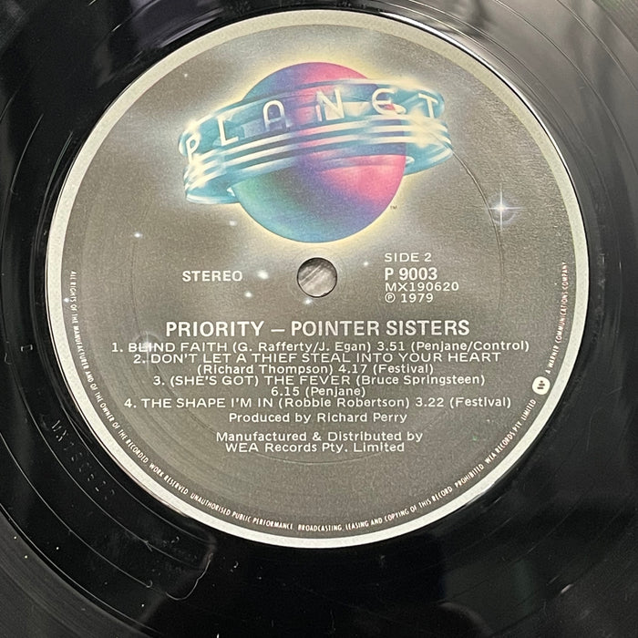 Pointer Sisters - Priority (Vinyl LP)