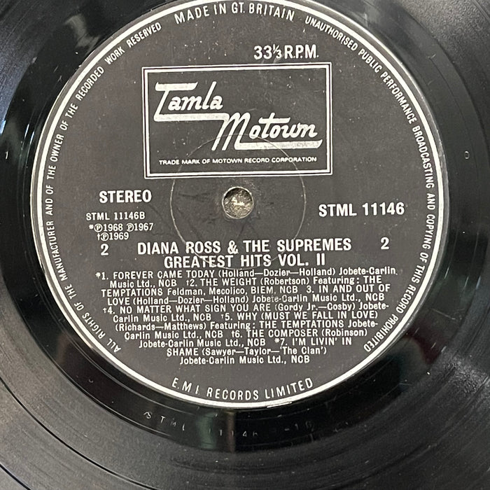 Diana Ross & The Supremes - Greatest Hits Vol. II (Vinyl LP)