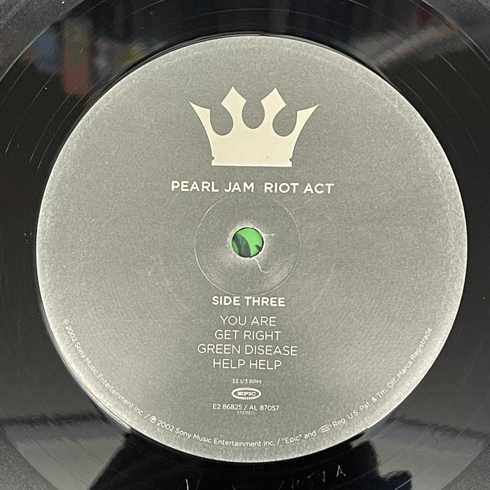 Pearl Jam - Riot Act (Vinyl 2LP)[Gatefold]