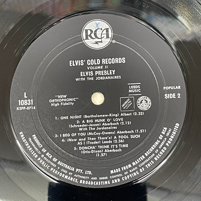 Elvis Presley - 50,000,000 Elvis Fans Can't Be Wrong - Elvis' Gold Records, Volume 2 (Vinyl LP)