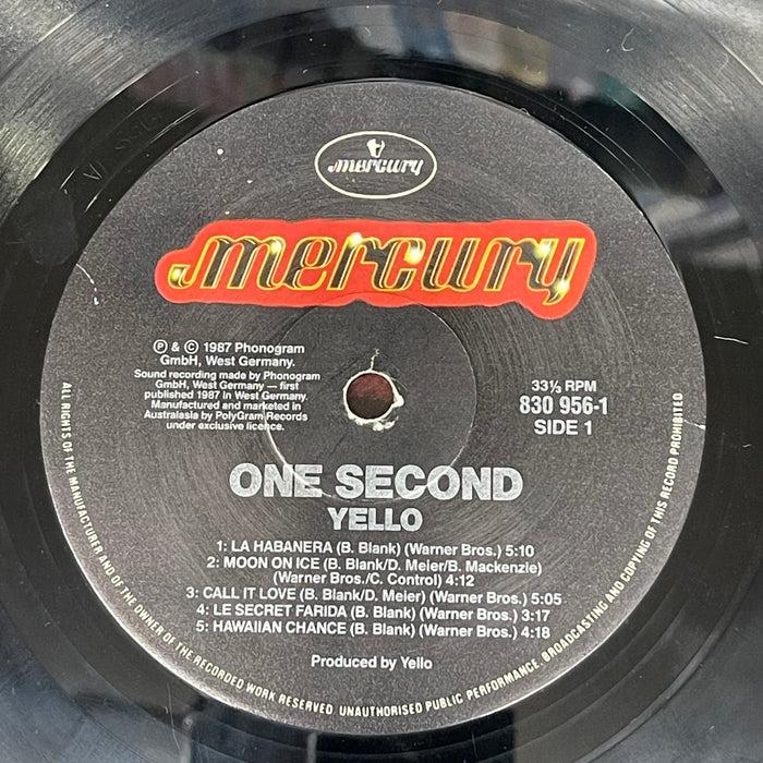 Yello - One Second (Vinyl LP)