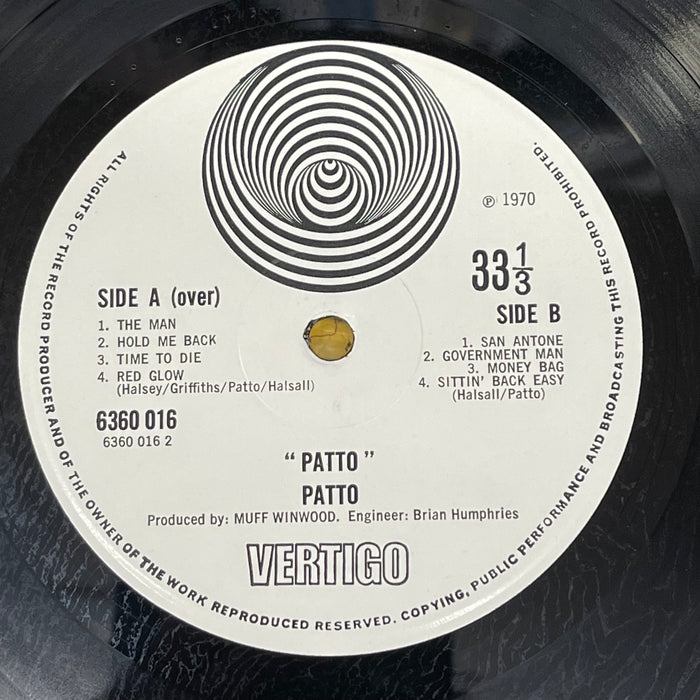 Patto - Patto (Vinyl LP)[Gatefold]