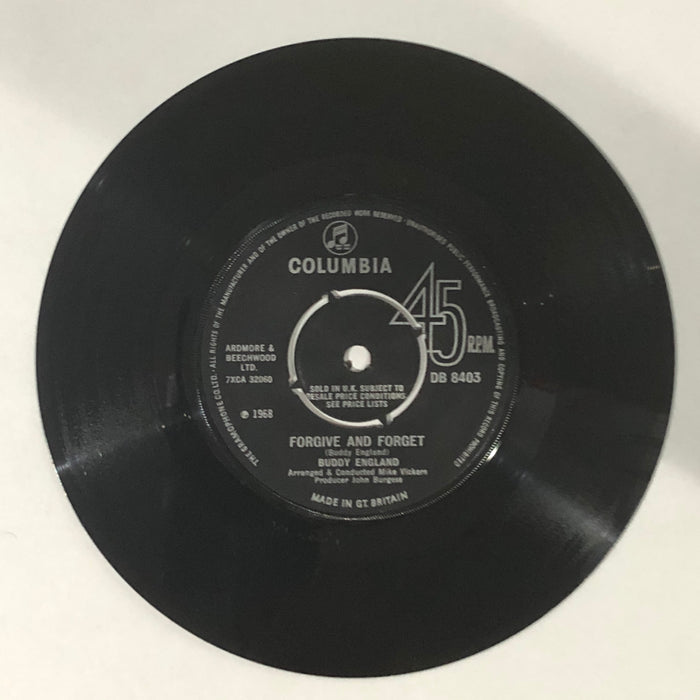 Buddy England - Forgive And Forget / Loving You Had Made My Life Worthwhile (7" Vinyl)
