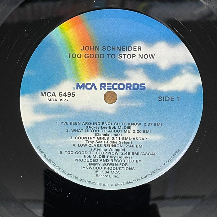 John Schneider - Too Good To Stop Now (Vinyl LP)