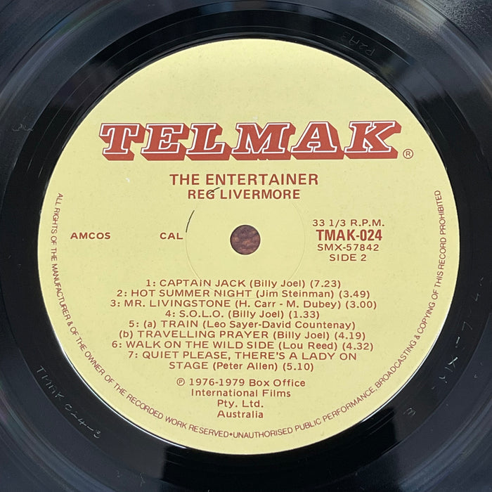Reg Livermore - The Entertainer (Vinyl LP)