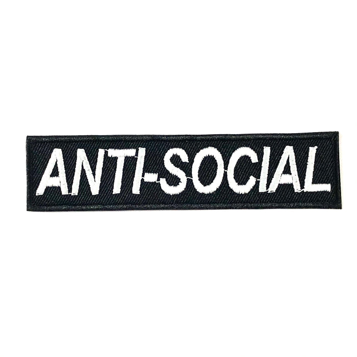 Anti-Social (Iron-On Patch)