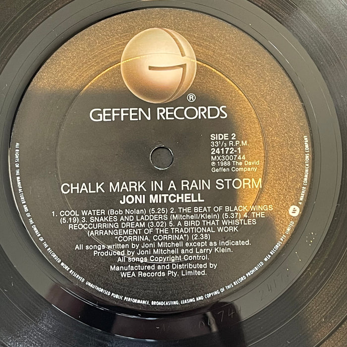 Joni Mitchell - Chalk Mark In A Rain Storm (Vinyl LP)[Gatefold]