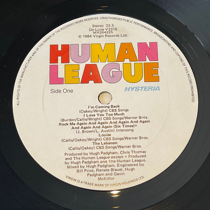 The Human League - Hysteria (Vinyl LP)[Gatefold]