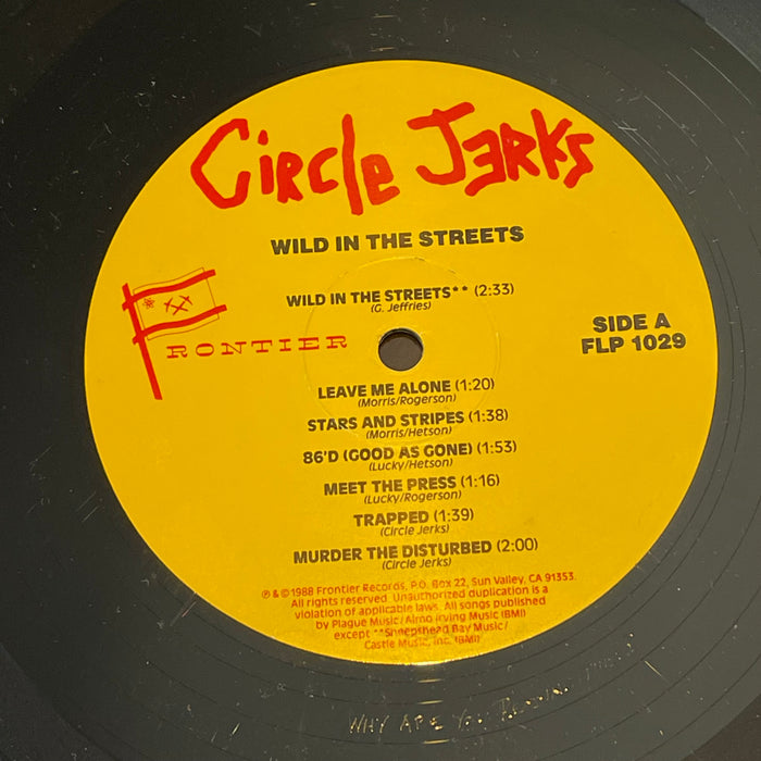 Circle Jerks - Wild In The Streets (Vinyl LP)