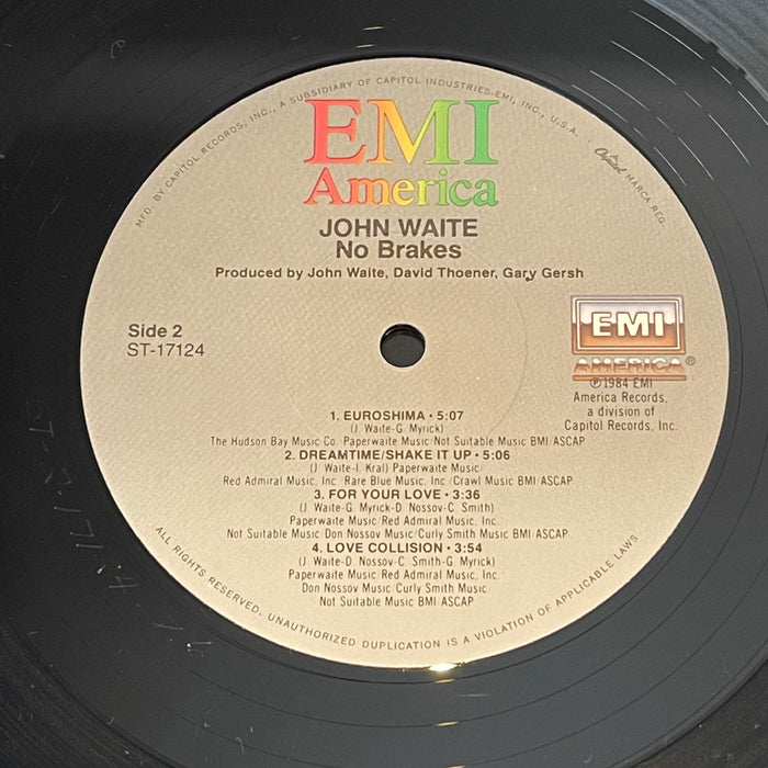 John Waite - No Brakes (Vinyl LP)