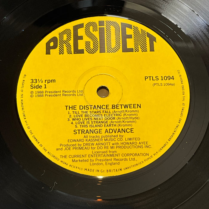Strange Advance - The Distance Between (Vinyl LP)