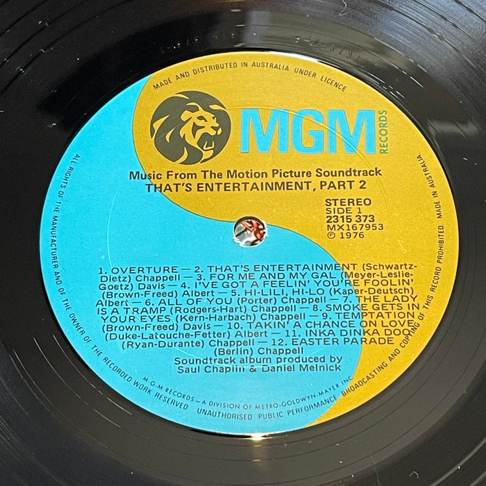 Various - Music From The Motion Picture Soundtrack - That's Entertainment, Part 2 (Vinyl LP)