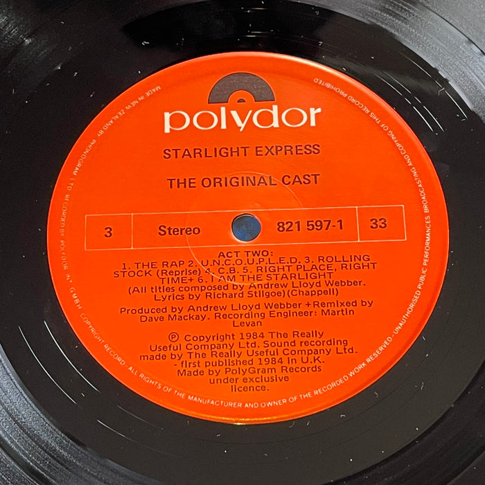 Andrew Lloyd Webber - Starlight Express - The Original Cast (Vinyl 2LP)[Gatefold]