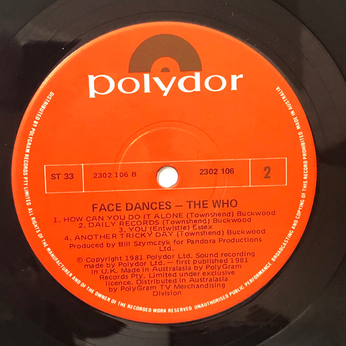 The Who - Face Dances (Vinyl LP)