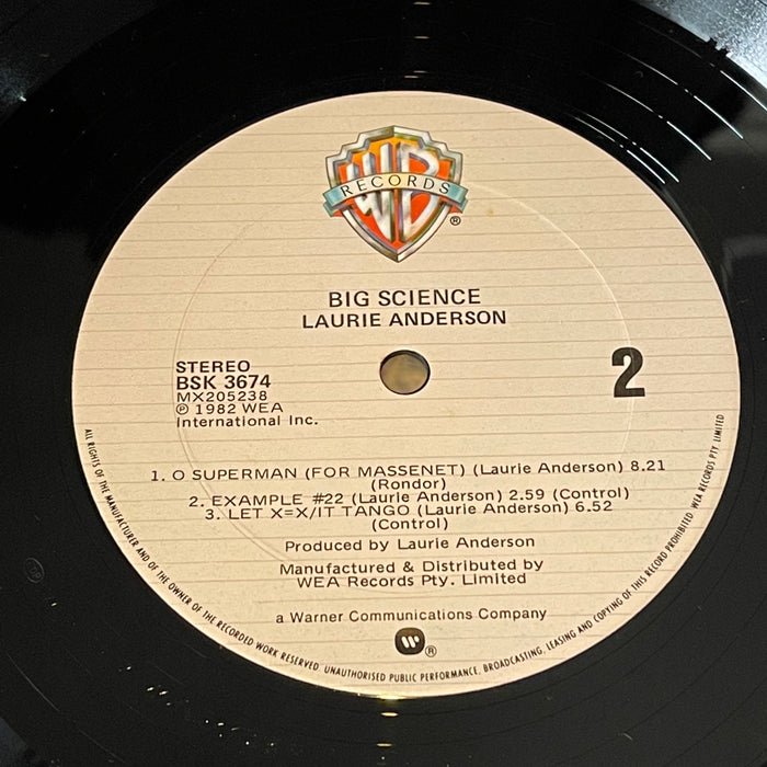 Laurie Anderson - Big Science (Vinyl LP)
