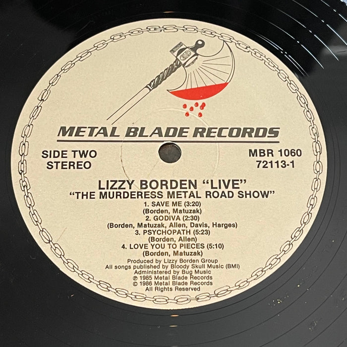 Lizzy Borden - The Murderess Metal Road Show (Vinyl 2LP)[Gatefold]