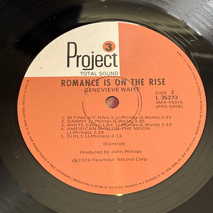 Genevieve Waite - Romance Is On The Rise (Vinyl LP)