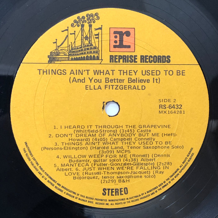 Ella Fitzgerald - Things Ain't What They Used To Be (And You Better Believe It) (Vinyl LP)