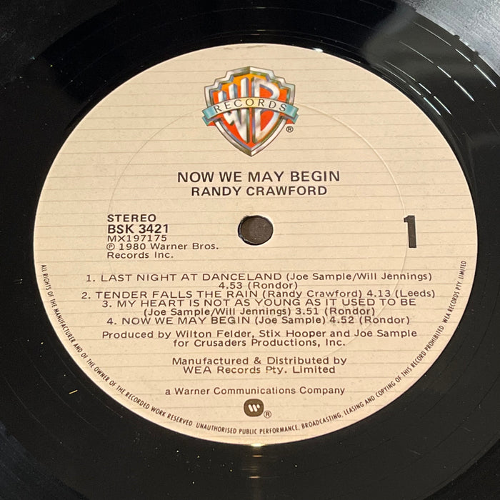 Randy Crawford - Now We May Begin (Vinyl LP)