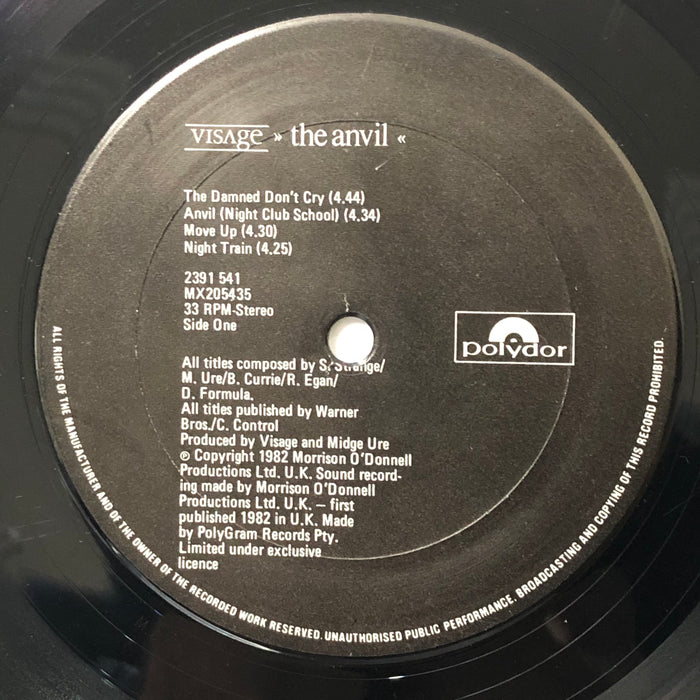 Visage - The Anvil (Vinyl LP)