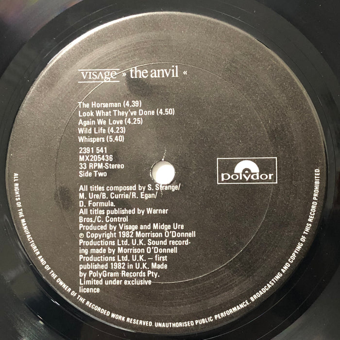 Visage - The Anvil (Vinyl LP)