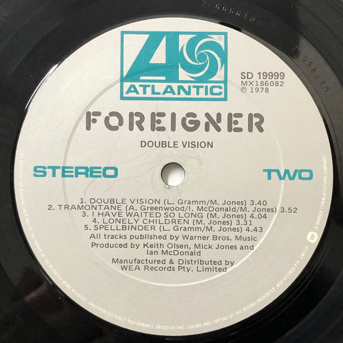 Foreigner - Double Vision (Vinyl LP)