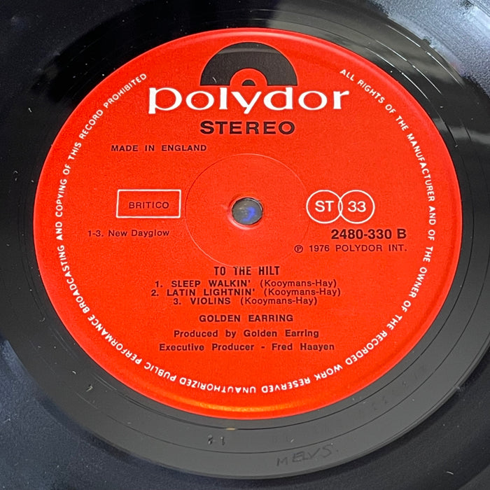 Golden Earring - To The Hilt (Vinyl LP)[Gatefold]