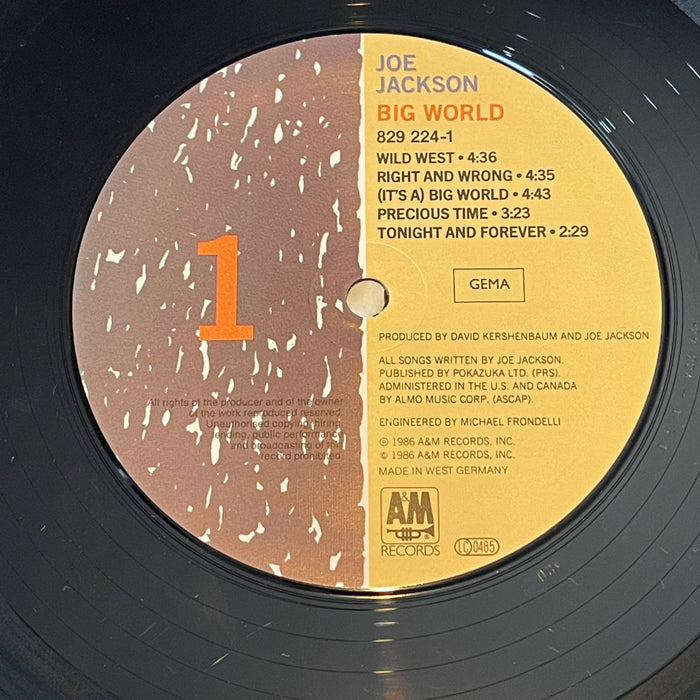 Joe Jackson - Big World (Vinyl 2LP)