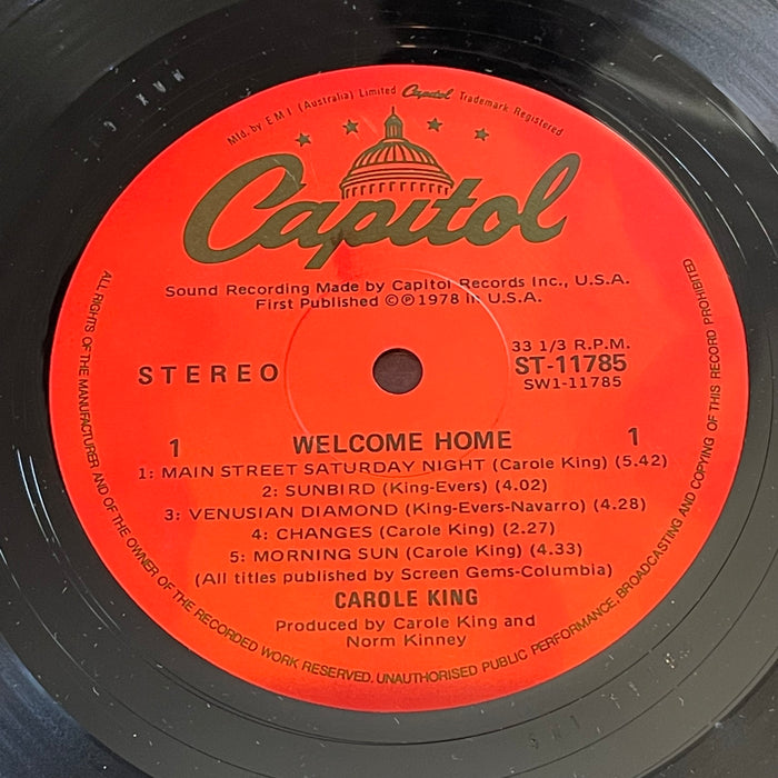 Carole King - Welcome Home (Vinyl LP)