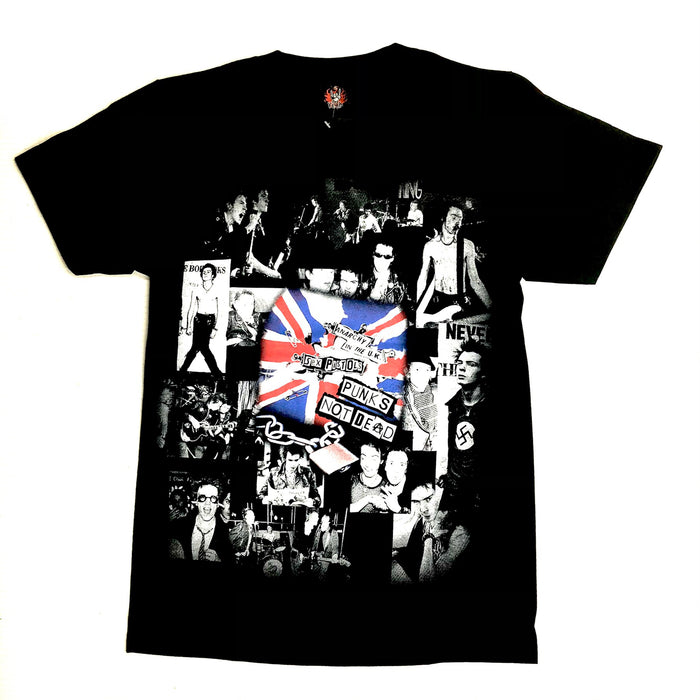 Sex Pistols - Anarchy In The UK, Punks Not Dead (T-Shirt)