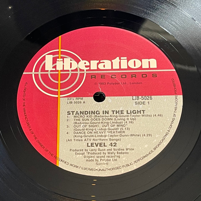 Level 42 - Standing In The Light (Vinyl LP)