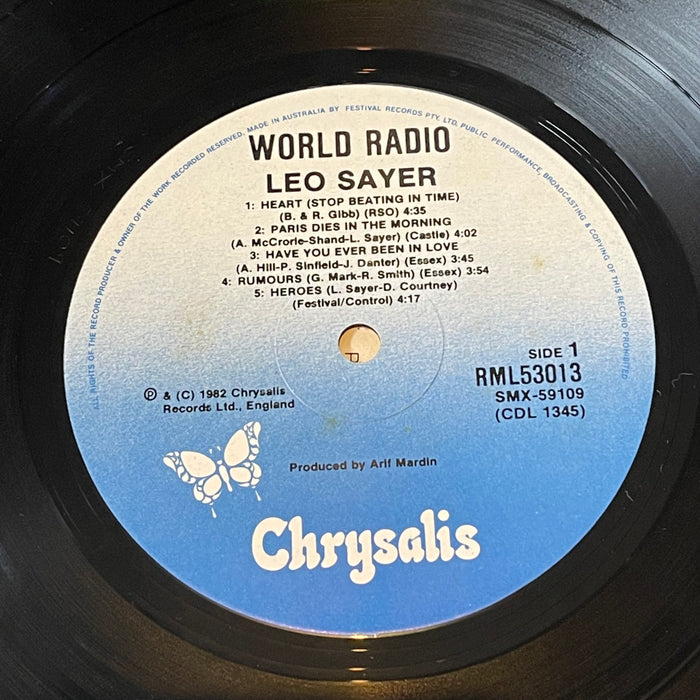 Leo Sayer - World Radio (Vinyl LP)