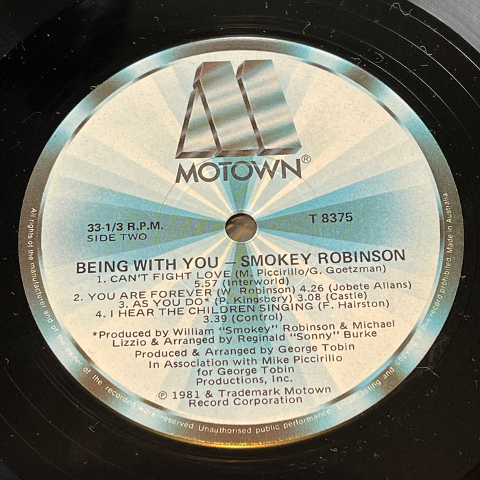 Smokey Robinson - Being With You (Vinyl LP)