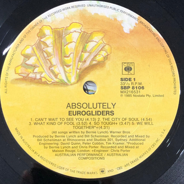 Eurogliders - Absolutely! (Vinyl LP)